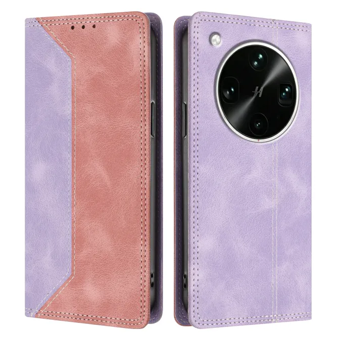 Housse Oppo Find X9 Ultra Simili Cuir Bicolore Porte-Cartes