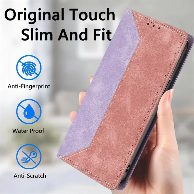 Housse Oppo Find X9 Ultra Simili Cuir Bicolore Porte-Cartes