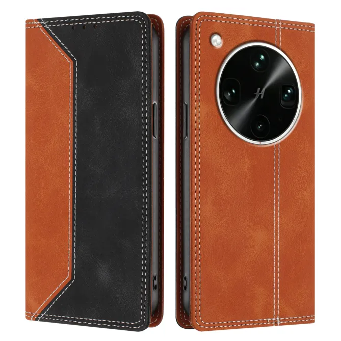 Housse Oppo Find X9 Ultra Simili Cuir Bicolore Porte-Cartes