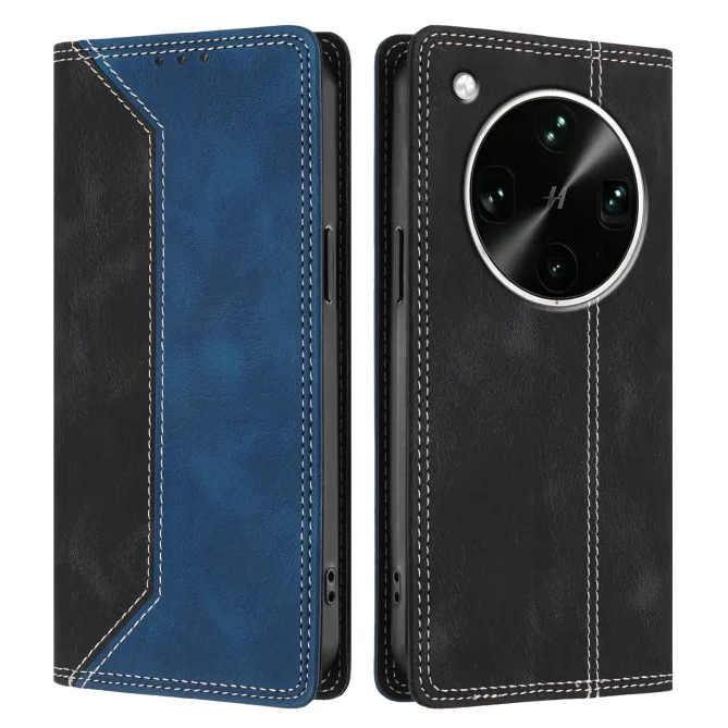 Housse Oppo Find X9 Ultra Simili Cuir Bicolore Porte-Cartes