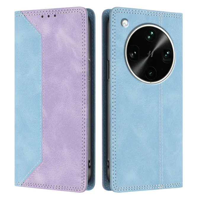 Housse Oppo Find X9 Ultra Simili Cuir Bicolore Porte-Cartes