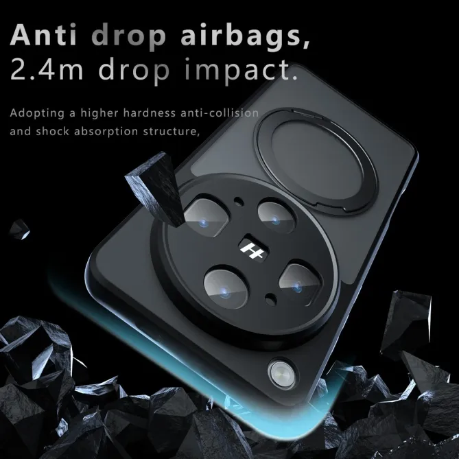 Coque Oppo Find X9 Ultra Magnétique Antichoc avec Béquille Rotative