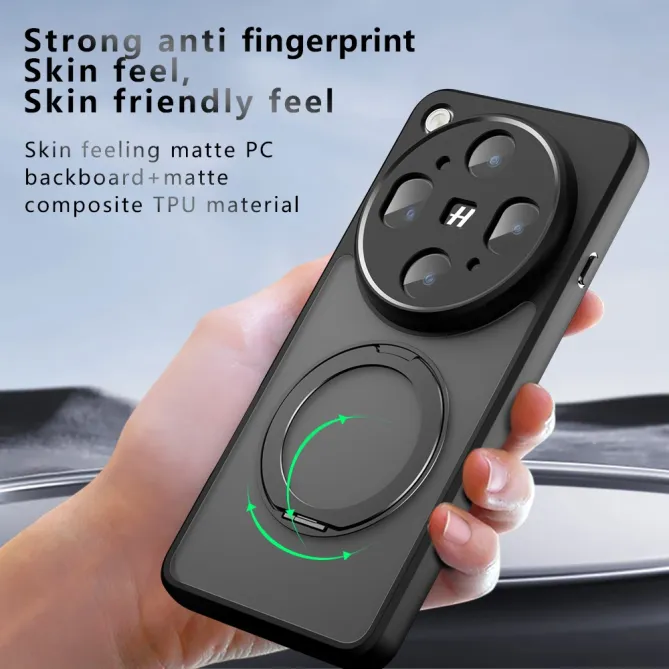 Coque Oppo Find X9 Ultra Magnétique Antichoc avec Béquille Rotative