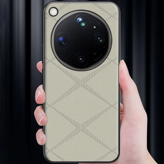 Coque Oppo Find X9 Ultra Simili Cuir Motif Losange Embossé