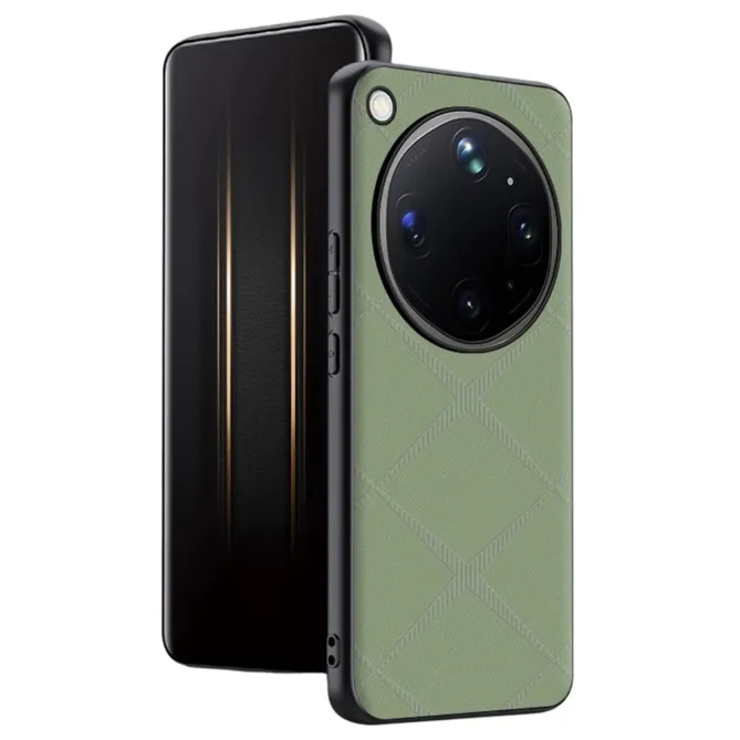 Coque Oppo Find X9 Ultra Simili Cuir Motif Losange Embossé