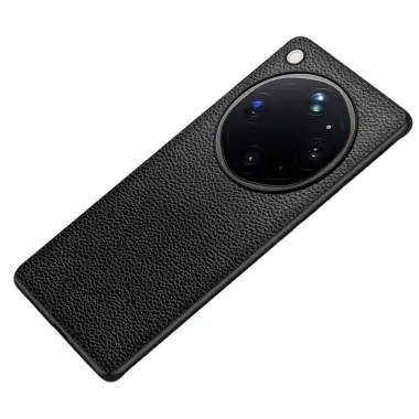 Coque Oppo Find X9 Ultra Effet Cuir Grain de Litchi