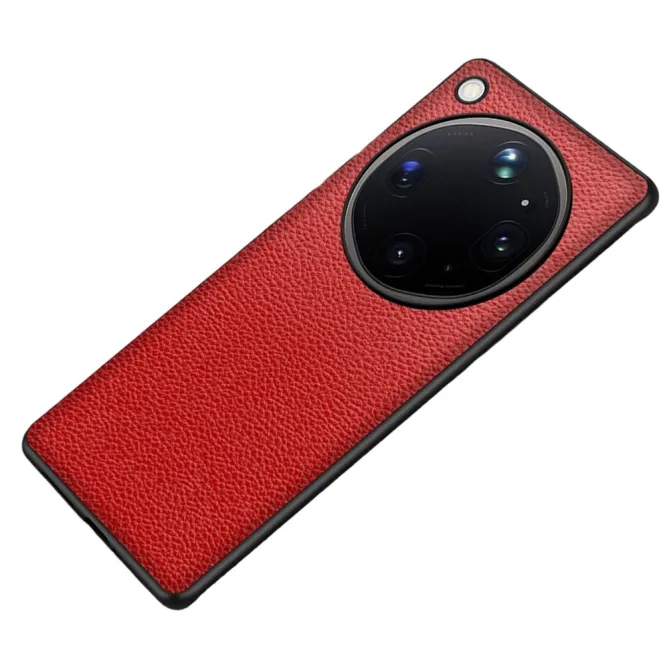 Coque Oppo Find X9 Ultra Effet Cuir Grain de Litchi