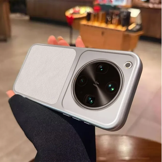 Coque Oppo Find X9 Ultra Bicolore Effet Cuir Grainé