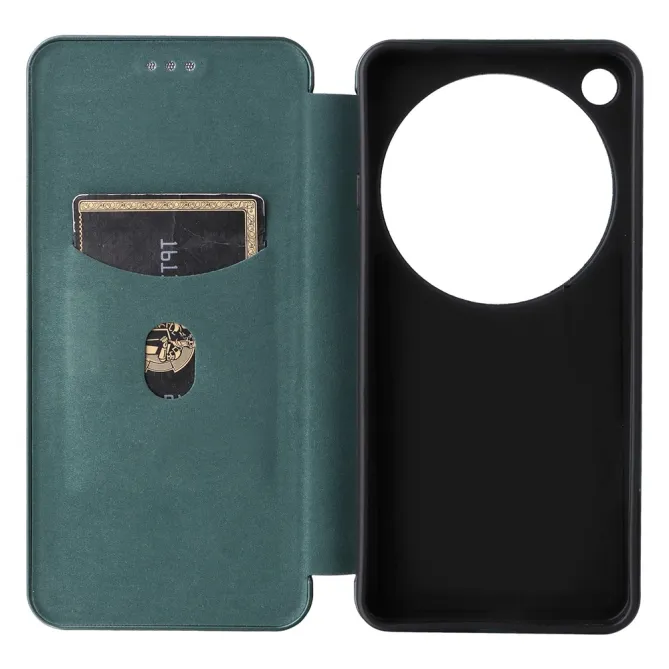 Housse Oppo Find X9 Ultra simili cuir fibre de carbone