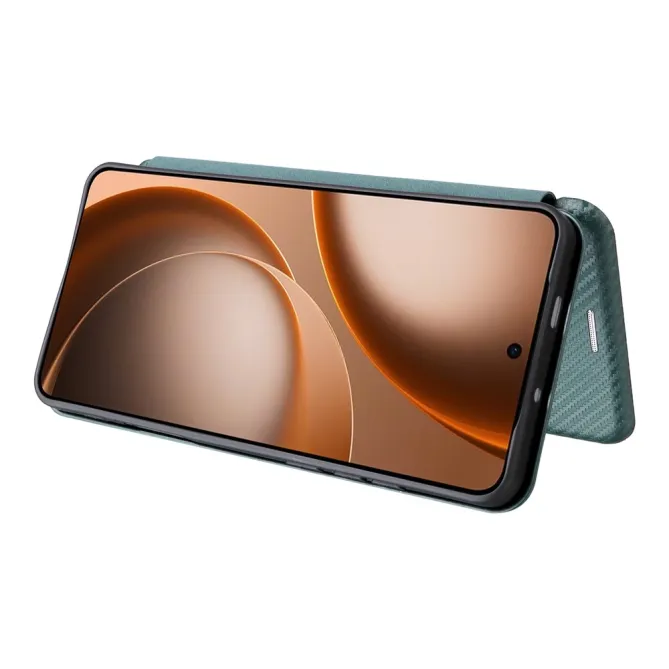 Housse Oppo Find X9 Ultra simili cuir fibre de carbone