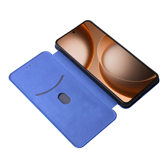 Housse Oppo Find X9 Ultra simili cuir fibre de carbone