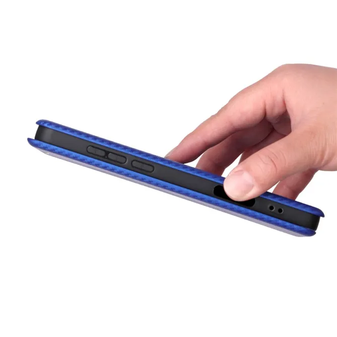 Housse Oppo Find X9 Ultra simili cuir fibre de carbone