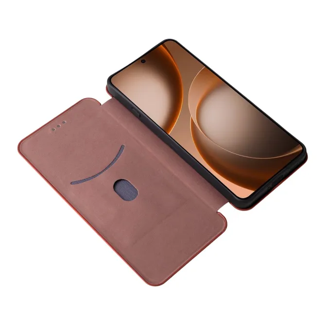 Housse Oppo Find X9 Ultra simili cuir fibre de carbone