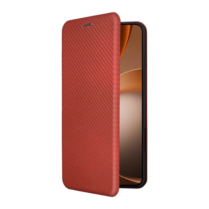 Housse Oppo Find X9 Ultra simili cuir fibre de carbone