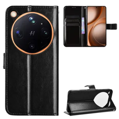 Housse Oppo Find X9 Ultra Portefeuille Effet Cuir Patiné