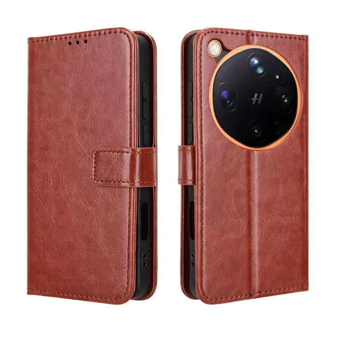 Housse Oppo Find X9 Ultra Portefeuille Effet Cuir Patiné