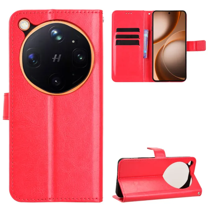 Housse Oppo Find X9 Ultra Portefeuille Effet Cuir Patiné