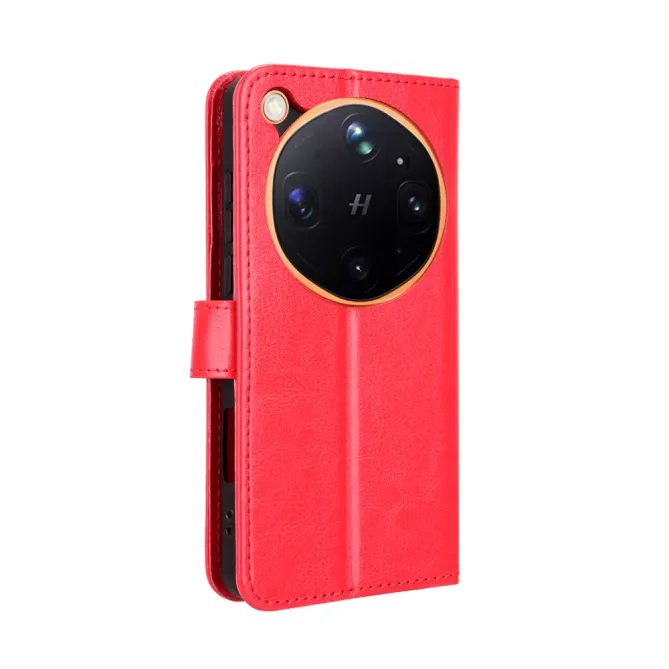 Housse Oppo Find X9 Ultra Portefeuille Effet Cuir Patiné