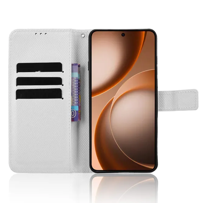 Housse Oppo Find X9 Ultra Texture Diamant avec Lanière