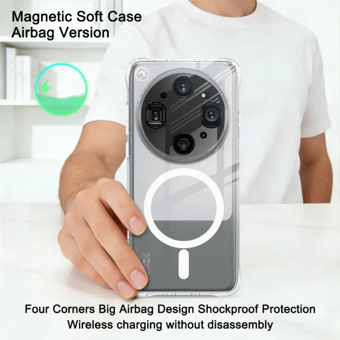 Coque Oppo Find X9 Ultra Transparente Magnétique Antichoc
