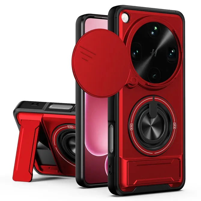 Coque Oppo Find X9 Ultra Antichoc Cache Caméra avec Anneau Rotatif