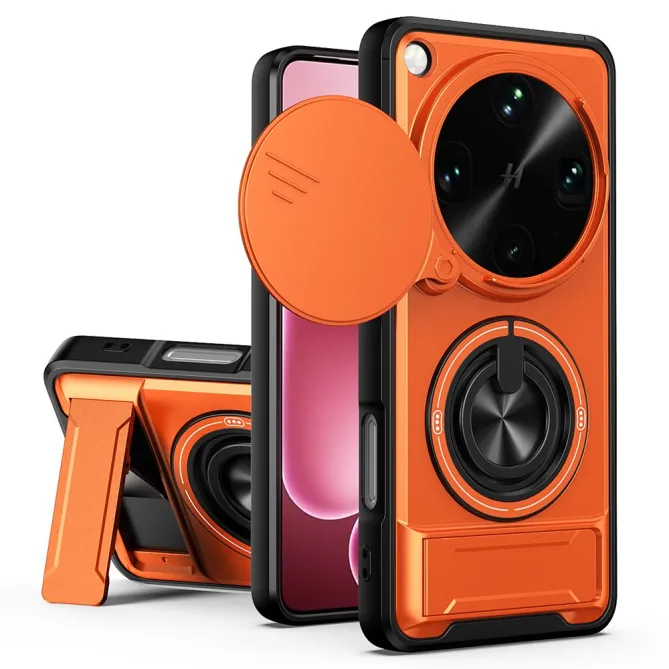 Coque Oppo Find X9 Ultra Antichoc Cache Caméra avec Anneau Rotatif