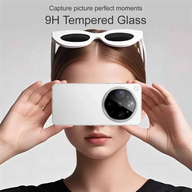 Lot de 2 Verres Trempés Module Photo Oppo Find X9 Ultra avec Cadre de Pose