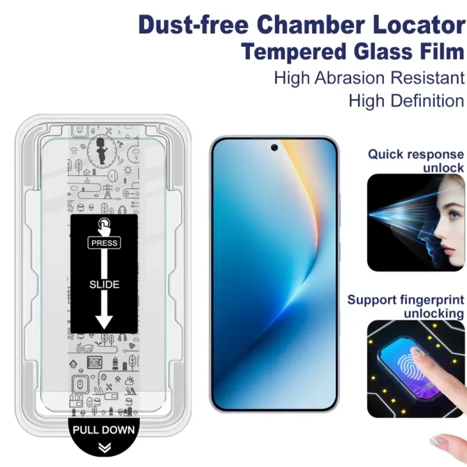 Verre Trempé Oppo Find X9 Ultra avec Applicateur Anti-Poussière