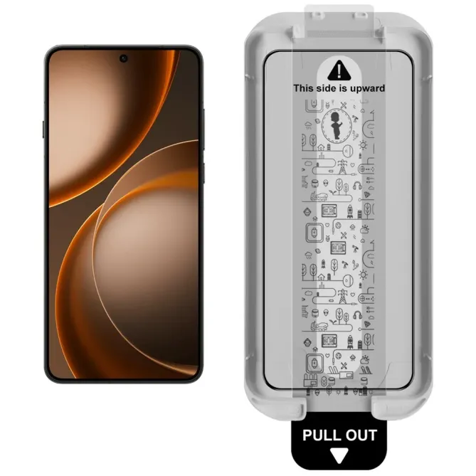 Verre Trempé Oppo Find X9 Ultra Couverture Intégrale avec Applicateur