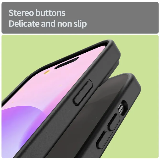 Coque iPhone 15 Dos Mat Translucide Antidérapante