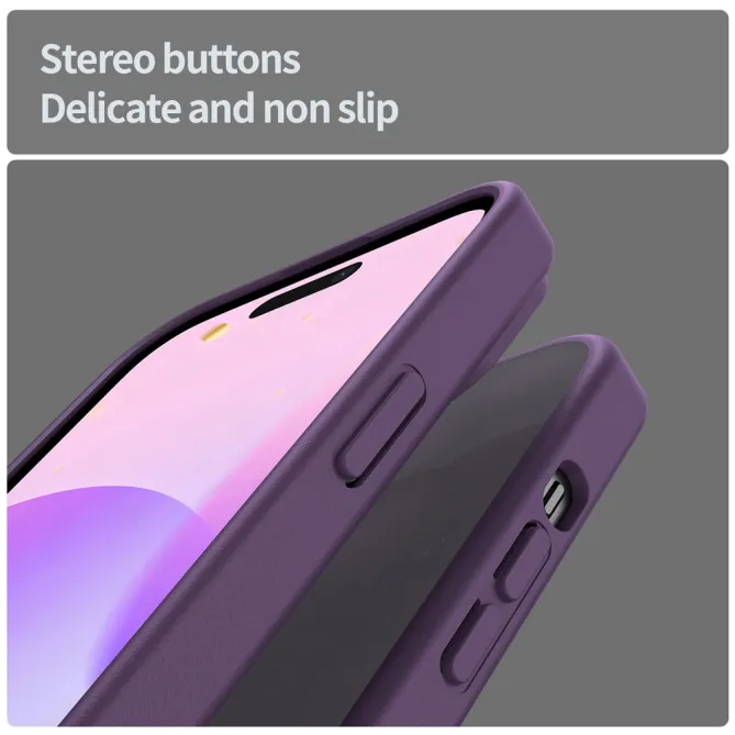 Coque iPhone 15 Dos Mat Translucide Antidérapante