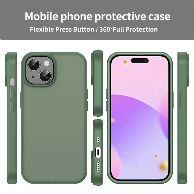 Coque iPhone 15 Dos Mat Translucide Antidérapante