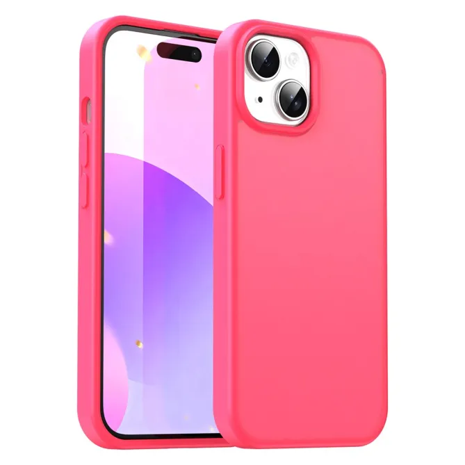 Coque iPhone 15 Dos Mat Translucide Antidérapante