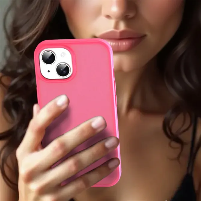 Coque iPhone 15 Dos Mat Translucide Antidérapante