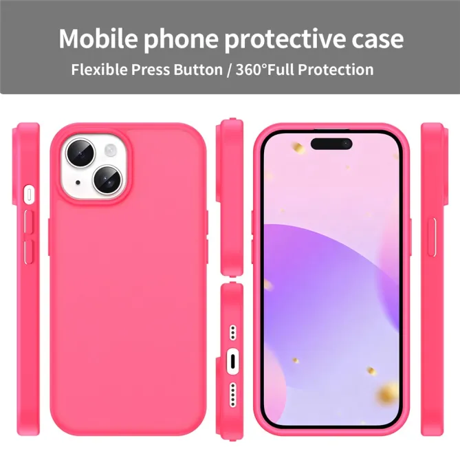 Coque iPhone 15 Dos Mat Translucide Antidérapante
