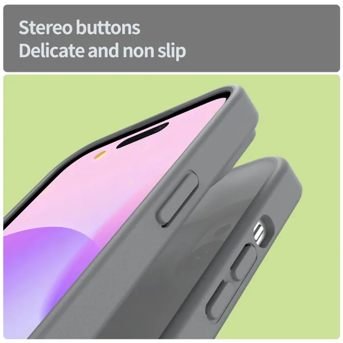Coque iPhone 15 Dos Mat Translucide Antidérapante