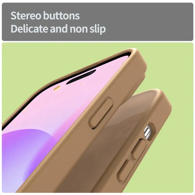 Coque iPhone 15 Dos Mat Translucide Antidérapante