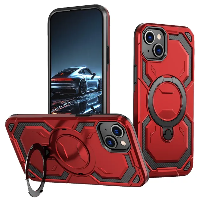 Coque iPhone 15 Anneau Magnétique Béquille