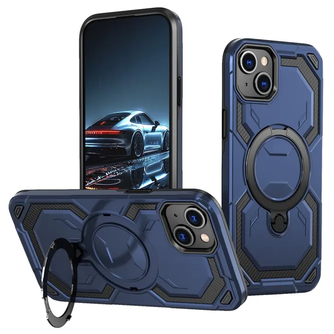 Coque iPhone 15 Anneau Magnétique Béquille