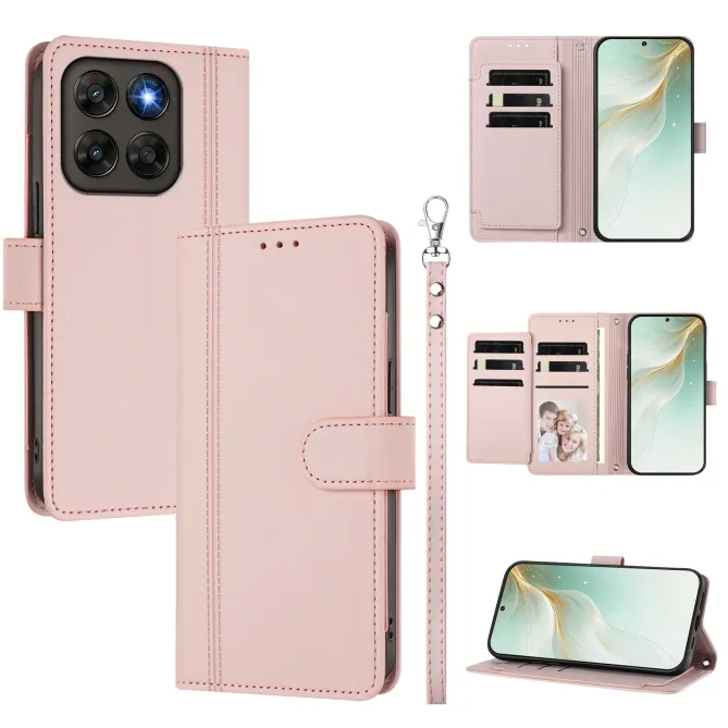 Étui Motorola Moto G77 / G67 avec 9 Emplacements Cartes - Simili Cuir Dragonne