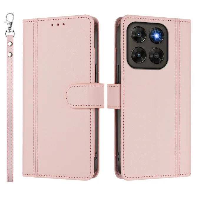 Étui Motorola Moto G77 / G67 avec 9 Emplacements Cartes - Simili Cuir Dragonne