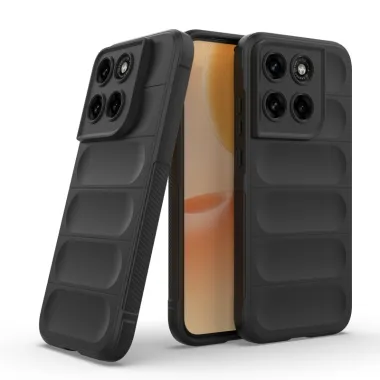 Coque Motorola Moto G67 / G77 Rugged Silicone avec Verre trempé