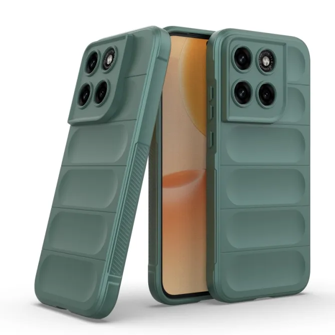 Coque Motorola Moto G67 / G77 Rugged Silicone avec Verre trempé
