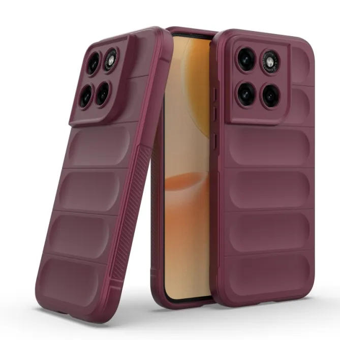 Coque Motorola Moto G67 / G77 Rugged Silicone avec Verre trempé