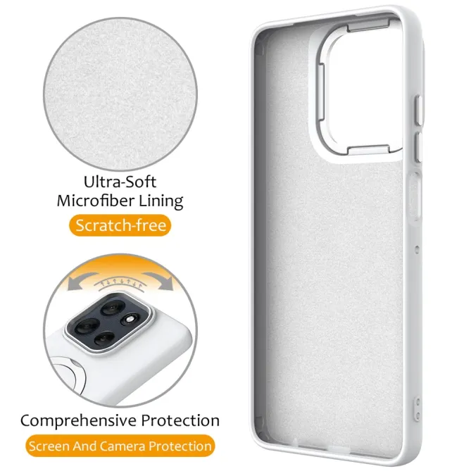 Coque Motorola Moto G77 / G67 Anneau Rotatif Magnétique