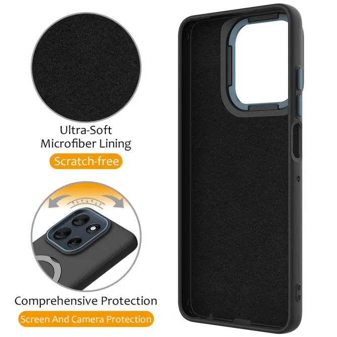Coque Motorola Moto G77 / G67 Anneau Rotatif Magnétique