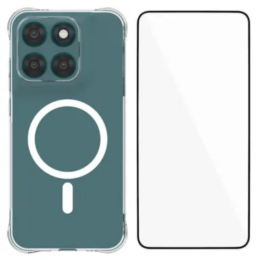 Pack Protection Intégrale Motorola Moto G67 / G77 Coque Magnétique et Verre Trempé