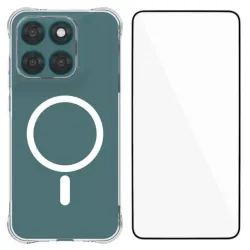 Pack Protection Intégrale Motorola Moto G67 / G77 Coque Magnétique et Verre Trempé