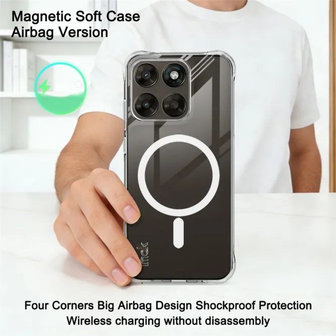 Coque Motorola Moto G67 / G77 Transparente Magnétique Antichoc