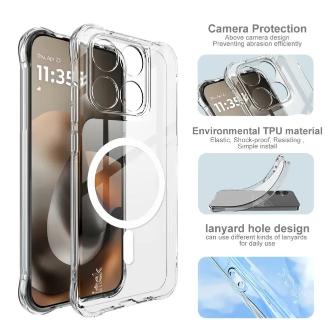 Coque Motorola Moto G67 / G77 Transparente Magnétique Antichoc